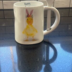 Charming Duck Design White Mug